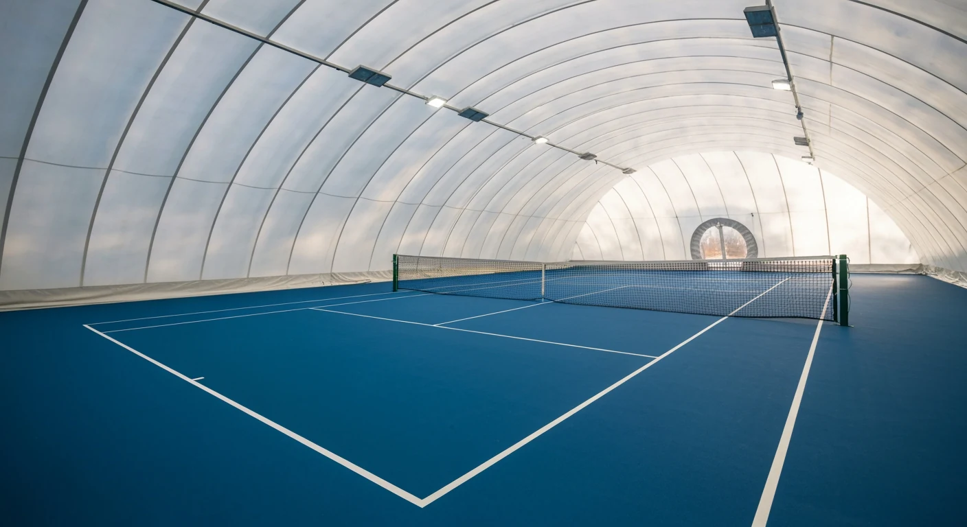 Tennis couvert a Nimes : jouer en hiver et par temps de pluie